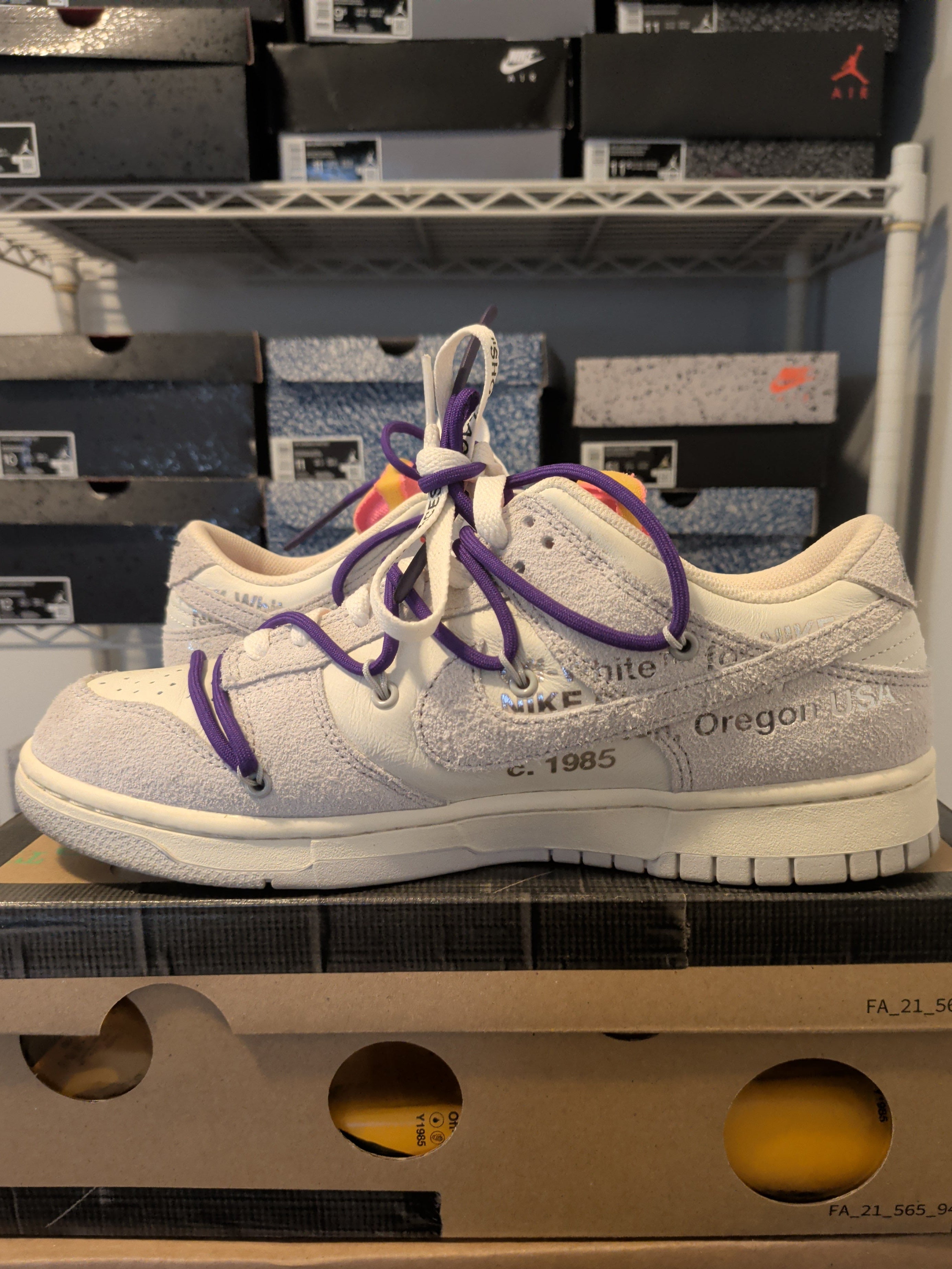 Off White Nike Dunk Low - Lot 15 - Pre Owned