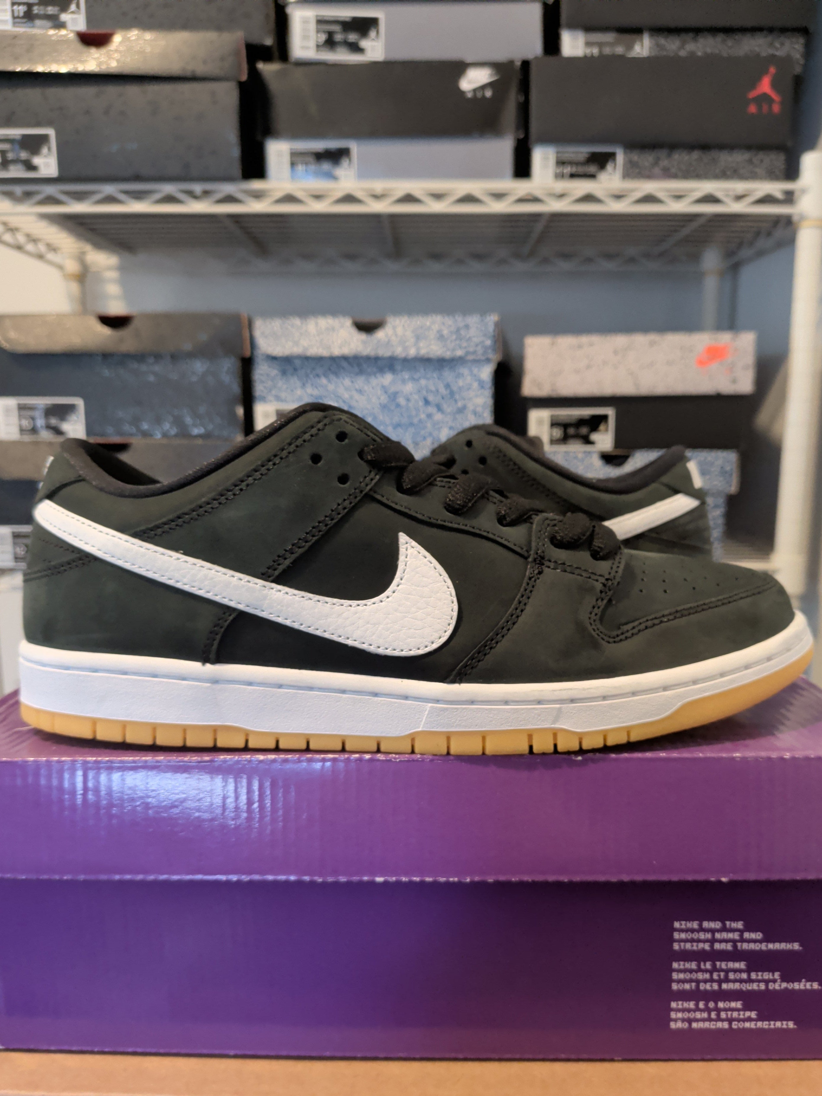 Nike SB Dunk Low - Black Gum - Brand New